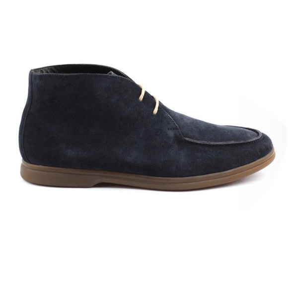 NEW ⭐️ Modern Fiction Men’s Blue Suede Boot - Picture 3 of 8